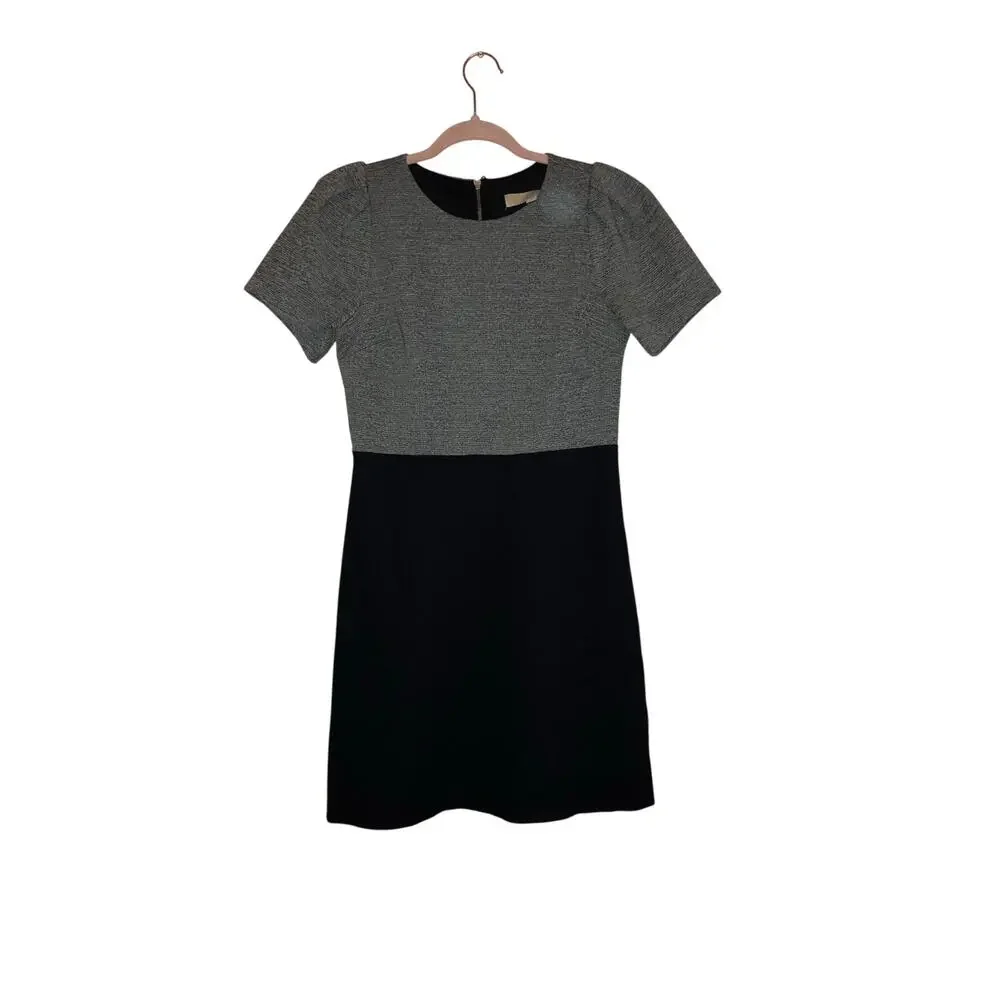 🛑 LAST CHANCE! Loft grey and black business casual dress size 0 - Picture 1 of 4